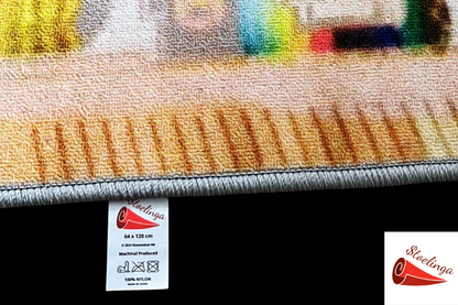 Echtheidscertificaat en logo op het 1stoelinga €50 tapijt – gelimiteerde oplage